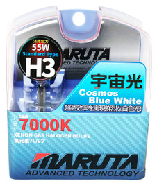 MTEC / MARUTA H3 55W 12v Cosmos Blue 7000K Xenon Gas Filled Foglight Bulbs