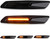 D-LUMINA Dynamic (Sequential) BMW 1/3/5/X1/X3 Series Black Fender Amber Side Indicator Lamps
