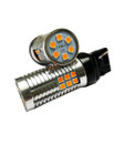 585 Amber WY21W Canbus 3030 Chip (1700lm) LED Indicator Bulbs, Set of 2