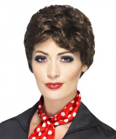 Rizzo Pink Ladies Grease Costume Wig