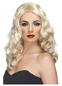 Blonde Long and Wavy Glamorous Costume Wig