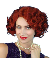 Cabaret 1920s Flapper Black Costume Wig
