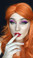 DELUXE Jessica Rabbit (Orange) Costume Wig - Allaura Brand