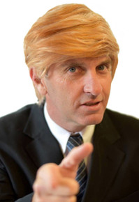 Donald Trump Wig US Billionaire Mens Costume Wig - by Allaura