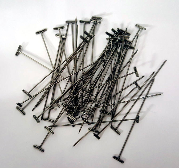Pack of 10 Wig Styling T-Pins - The Wig Outlet
