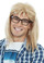 Waynes World Garth Algar Mens Blonde Wig & Glasses Costume Set - by Allaura