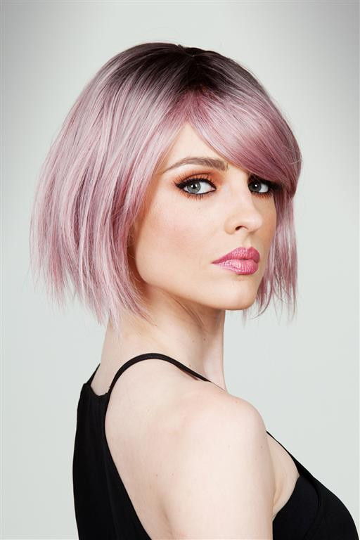 Callie Deluxe Pink Ombre Bob Short Fashion Wig By Allaura