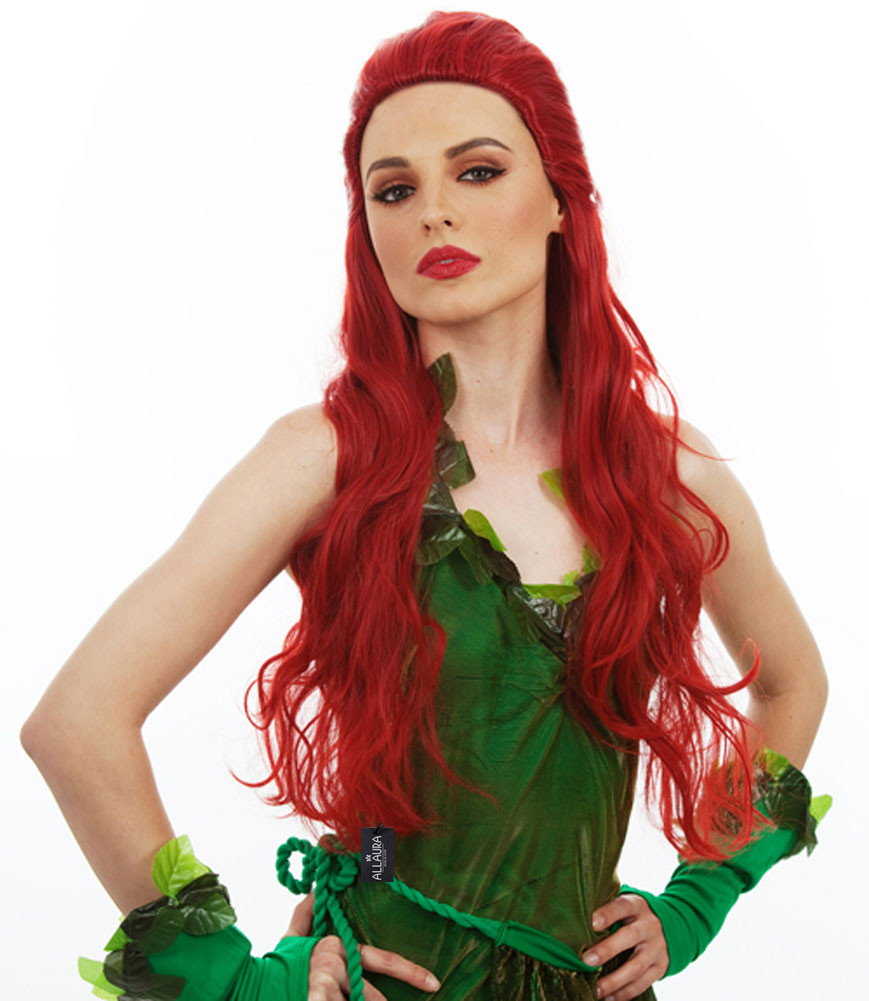 long red hair wig costume