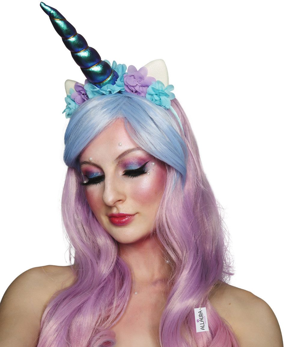 pink unicorn wig