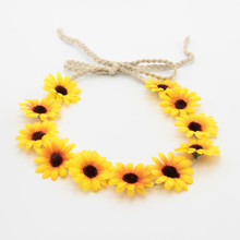 Sunflower Hippie  Headband