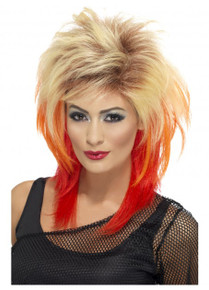 Cindy Lauper 80's Mullet Costume Wig