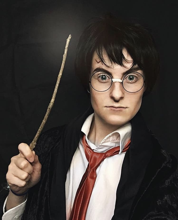 Harry Potter Black Mod Costume Wig Glasses By Allaura The