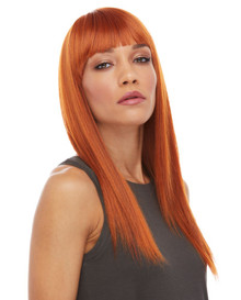 HAILEY - Heat Resistant Long Straight Copper Wig - By Sepia