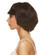 BETH - 100% Remy Human Hair Short Black Layered Pixie Wig - by Elegante