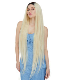 RAYLYN - Extra Long 34" Heat Resistant Lace Front Long Straight Wig - By Sepia