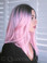 TAYLOR - Lace Front Ombre Light Pink Bob Wig - by Queenie Wigs