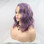 ALANA - Lace Front Wavy Purple Wig - by Queenie Wigs