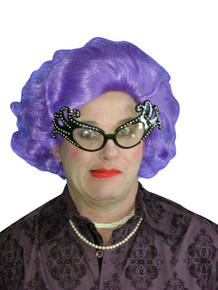 Purple Edna Deluxe Wig