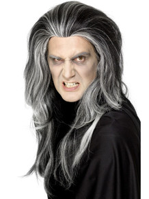 Black and Grey Gothic Vampire Wig