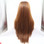 EVIE - Lace Front Long Brown Ombre Straight Wig - by Queenie Wigs