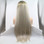 SUMMER - Lace Front Long Straight Ash Blonde Ombre Wig - by Queenie Wigs