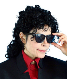 Michael Jackson Long Curls 90s Costume Wig 