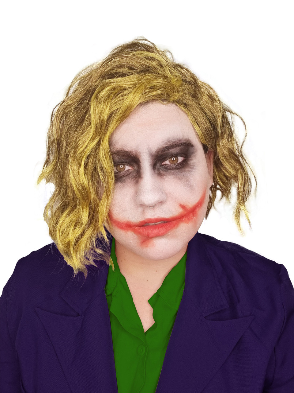 Joker The Dark Knight Costume Wig - by Allaura - The Wig Outlet