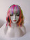 Wavy Rainbow Heat Resistant Bob (Promising Young Woman)  - by Allaura