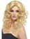 Glamour Blonde Long Curly Costume Wig