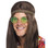 Hippie Accessory Kit with Headband, Coloured Glasses and Peace sign necklace