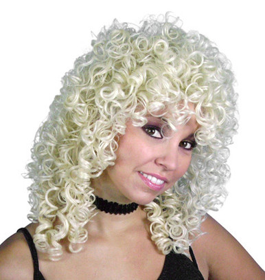Blonde Glamour Ringlets Costume Wig