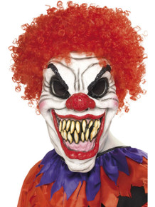 Scary Clown Mask Foam Rubber