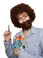 Bob Ross Painter Brown Afro and Beard - by Allaura   