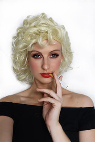Bad Sandy Grease Blonde Costume Wig