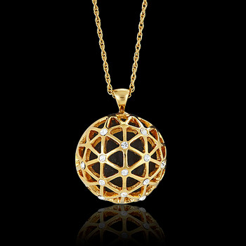 The Catalyst Necklace - Custom Bespoke pendant to tell the story of The Resolution Project.   A spherical shape, flat in the back - the necklace represents the global impact and reach or the non profit.  100% of the net proceeds to the non-profit The Resolution Project
