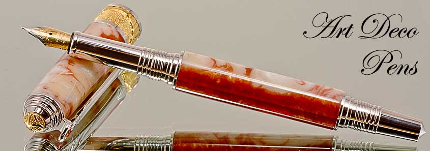 Handmade Art Deco Pens