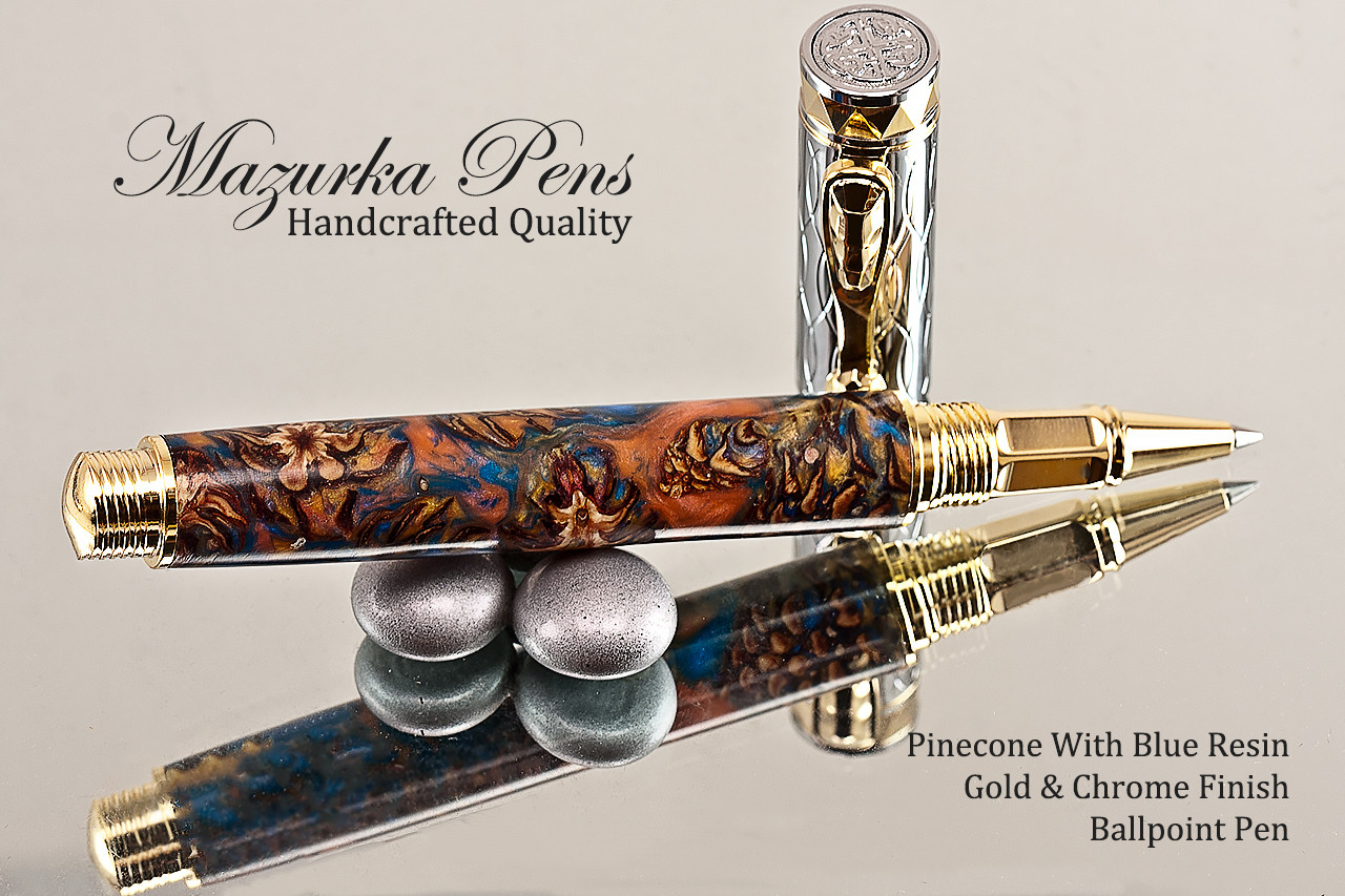 Pinecone hotsell and resin fountain pen