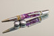 Purple Lavender Gold Resin Chrome and Gold Ballpoint Pen