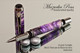 Purple Twilight Resin Rollerball Pen