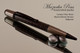 Handmade pen made from Black Carbon Fiber with Black / Black Chrome finish.  Handcrafted pen.  