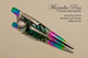 Green Pearl Resin Rainbow Ballpoint Pen