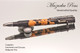 Unique Campfire Gunmetal and Chrome Pen