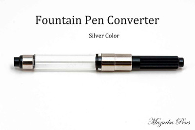 Fountain pen converter - Silver color