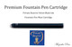 Fountain Pen Maxi Ink Cartridge - Private Reserve Velvet Black Ink