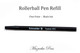 Schneider Topball 850 Rollerball Refill, Black Ink, Fine Point