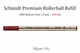 Schmidt 5888 Rollerball Refill, Medium Point (.7mm), Red Ink