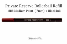 Private Reserve Ink - 888 Medium Rollerball Pen Refill, Black Ink, Medium Point