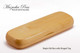 Maple hinged pen / pencil box or pen case.  Opens to reveal your handmade pen.  Shown closed.