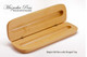 Maple hinged pen / pencil box or pen case.  Opens to reveal your handmade pen.