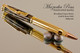 Handcrafted Bullet Cartridge Ballpoint Pen, .30 Caliber Replica Bullet Pen, Gold / Brass color Finish 